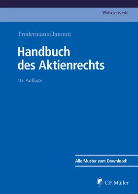 Frodermann / Jannott |  Handbuch des Aktienrechts | Buch |  Sack Fachmedien
