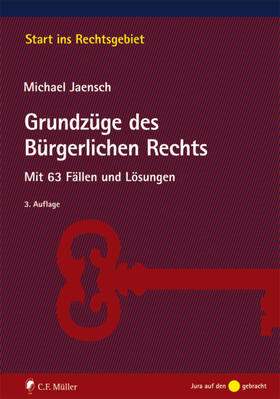 Jaensch |  Grundzüge des Bürgerlichen Rechts | Buch |  Sack Fachmedien
