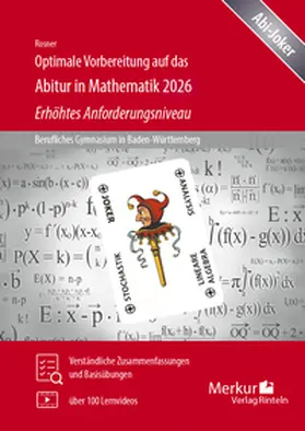 Rosner |  Optimale Vorbereitung auf das Abitur in Mathematik 2026 - Erhöhtes Anforderungsniveau | Buch |  Sack Fachmedien