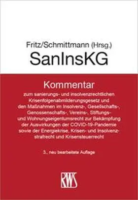 Fritz / Schmittmann |  SanInsKG | Buch |  Sack Fachmedien