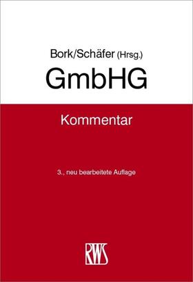 Bork / Schäfer | GmbHG | E-Book | sack.de