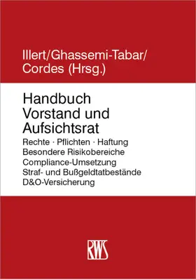 Staffan / Illert / Ghassemi-Tabar |  Handbuch Vorstand und Aufsichtsrat | eBook | Sack Fachmedien