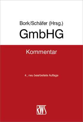 Bork / Schäfer |  GmbHG | eBook | Sack Fachmedien