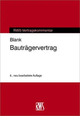 Blank |  Bauträgervertrag | eBook | Sack Fachmedien