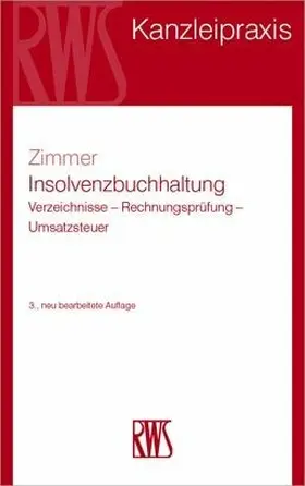 Zimmer |  Insolvenzbuchhaltung | eBook | Sack Fachmedien