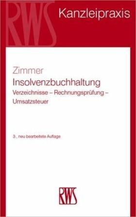 Zimmer | Insolvenzbuchhaltung | E-Book | sack.de