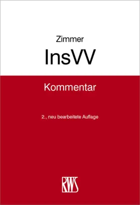 Zimmer / Thomas |  InsVV | eBook | Sack Fachmedien