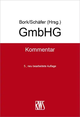 Bork / Schäfer |  GmbHG | eBook | Sack Fachmedien