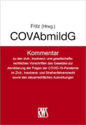 Fritz | COVAbmildG | Buch | 978-3-8145-8453-9 | sack.de