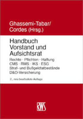 Ghassemi-Tabar / Cordes | Handbuch Vorstand und Aufsichtsrat | Buch | 978-3-8145-9046-2 | sack.de