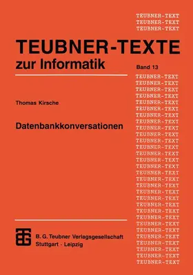  Datenbankkonversationen | Buch |  Sack Fachmedien