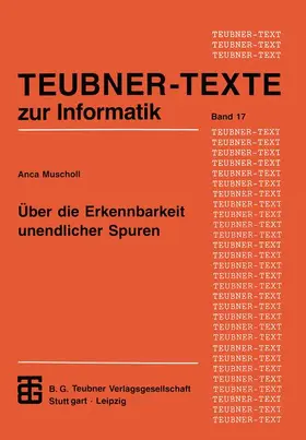  Über die Erkennbarkeit unendlicher Spuren | Buch |  Sack Fachmedien