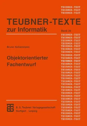  Objektorientierter Fachentwurf | Buch |  Sack Fachmedien