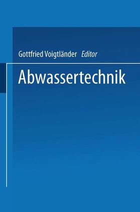 Voigtländer | Abwassertechnik | Buch | 978-3-8154-3515-1 | sack.de