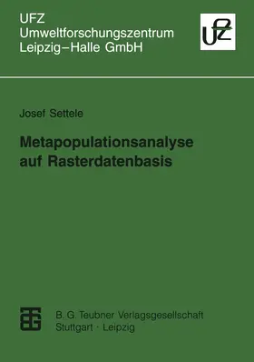 Settele |  Metapopulationsanalyse auf Rasterdatenbasis | Buch |  Sack Fachmedien