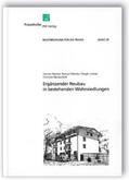 Weeber / Lindner / Blankenfeld |  Ergänzender Neubau in bestehenden Wohnsiedlungen | Buch |  Sack Fachmedien