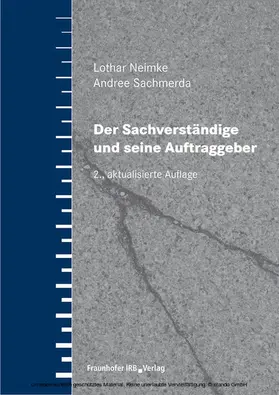Neimke / Sachmerda |  Der Sachverständige und seine Auftraggeber | eBook | Sack Fachmedien