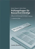Bogusch / Weber |  Prüfungsfragen für Bausachverständige. | Buch |  Sack Fachmedien