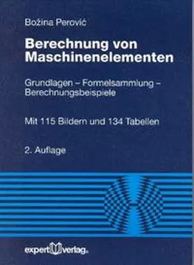 Perovic |  Perovic, B: Maschinenelementen | Buch |  Sack Fachmedien