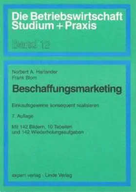 Harlander / Blom |  Beschaffungsmarketing | Buch |  Sack Fachmedien