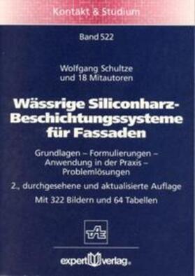 Schultze | Wässrige Siliconharz-Beschichtungssysteme für Fassaden | Buch | 978-3-8169-1966-7 | sack.de
