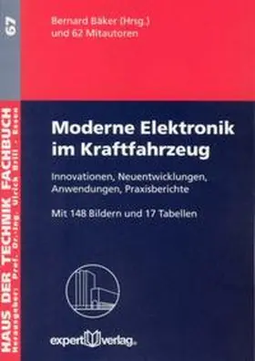 Bäker |  Moderne Elektronik im Kraftfahrzeug, I: | Buch |  Sack Fachmedien