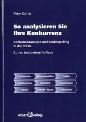 Kairies | So analysieren Sie Ihre Konkurrenz | Buch | 978-3-8169-3138-6 | sack.de
