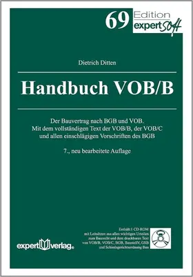 Ditten |  Handbuch VOB/B | Buch |  Sack Fachmedien