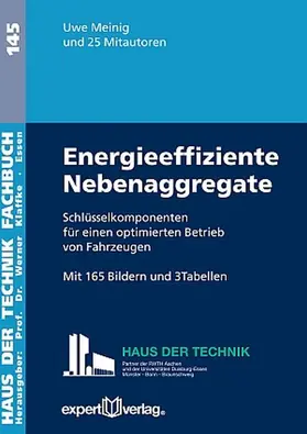 Meinig |  Energieeffiziente Nebenaggregate | Buch |  Sack Fachmedien