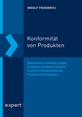 Friederici |  Konformität von Produkten | Buch |  Sack Fachmedien