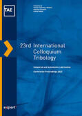 Fatemi / Pauschitz / Topolovec-Miklozic |  Fatemi, A: 23rd International Colloquium Tribology | Buch |  Sack Fachmedien
