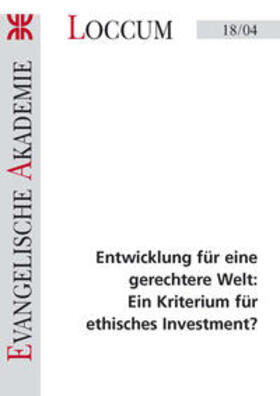 Lange | Entwicklung für eine gerechtere Welt: Ein Kriterium für ethisches Investment | Buch | 978-3-8172-1804-2 | sack.de