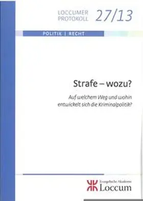 Schaede |  Strafe - wozu? | Buch |  Sack Fachmedien