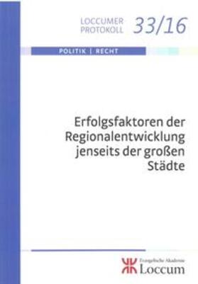 Lange | Erfolgsfaktoren der Regionalentwicklung jenseits der großen Städte | Buch | 978-3-8172-3316-8 | sack.de