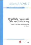 Junkernheinrich / Lange |  Öffentliche Finanzen in föderaler Verflechtung | Buch |  Sack Fachmedien