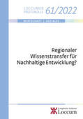 Lange / Bizer / Führ |  Regionaler Wissenstransfer für Nachhaltige Entwicklung? | Buch |  Sack Fachmedien