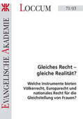 König / Lange / Rust |  Gleiches Recht - Gleiche Realität? | Buch |  Sack Fachmedien