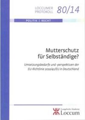 Lange / Rust | Mutterschutz für Selbständige? | Buch | 978-3-8172-8014-8 | sack.de