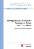 Lange / Junkernheinrich |  Klimapolitik und öffentliche Finanzen in Zeiten der Coronakrise | Buch |  Sack Fachmedien