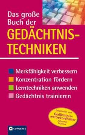 Tiefenbacher / Neuburger | Das große Buch der Gedächtnistechniken | Buch | 978-3-8174-7869-9 | sack.de