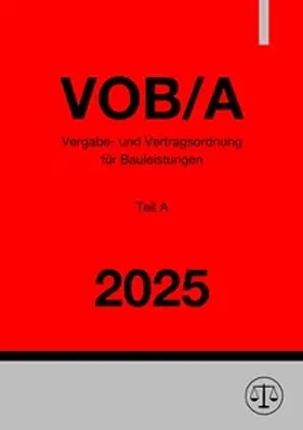 Studier |  Vergabe- und Vertragsordnung für Bauleistungen - Teil A (VOB/A) 2025 | Buch |  Sack Fachmedien