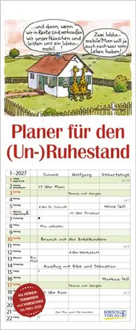  Planer für den (Un-)Ruhestand 2027 | Sonstiges |  Sack Fachmedien