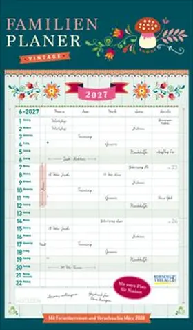  Familienplaner Vintage 2027 | Sonstiges |  Sack Fachmedien