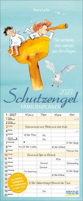  Familientimer Schutzengel 2027 | Sonstiges |  Sack Fachmedien