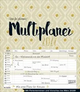  Multiplaner - Time for glamour 2027 | Sonstiges |  Sack Fachmedien