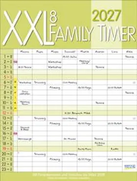 XXL Family Timer 8 2027 | Sonstiges |  Sack Fachmedien