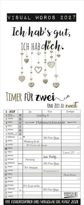  Visual Words Timer für 2 2027 | Sonstiges |  Sack Fachmedien