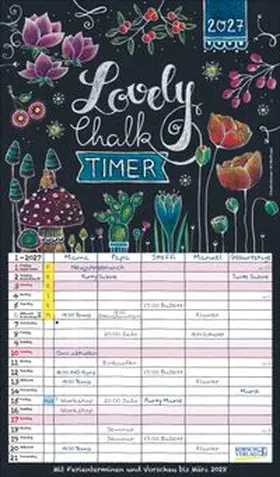  Lovely Chalk Timer 2027 | Sonstiges |  Sack Fachmedien