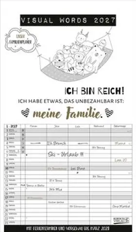  Visual Words Familienplaner 2027 | Sonstiges |  Sack Fachmedien