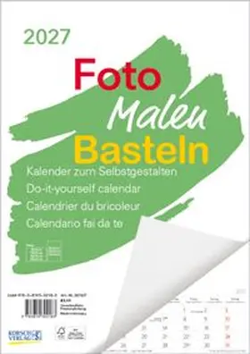  Foto-Malen-Basteln A4 weiß Notice 2027 | Sonstiges |  Sack Fachmedien